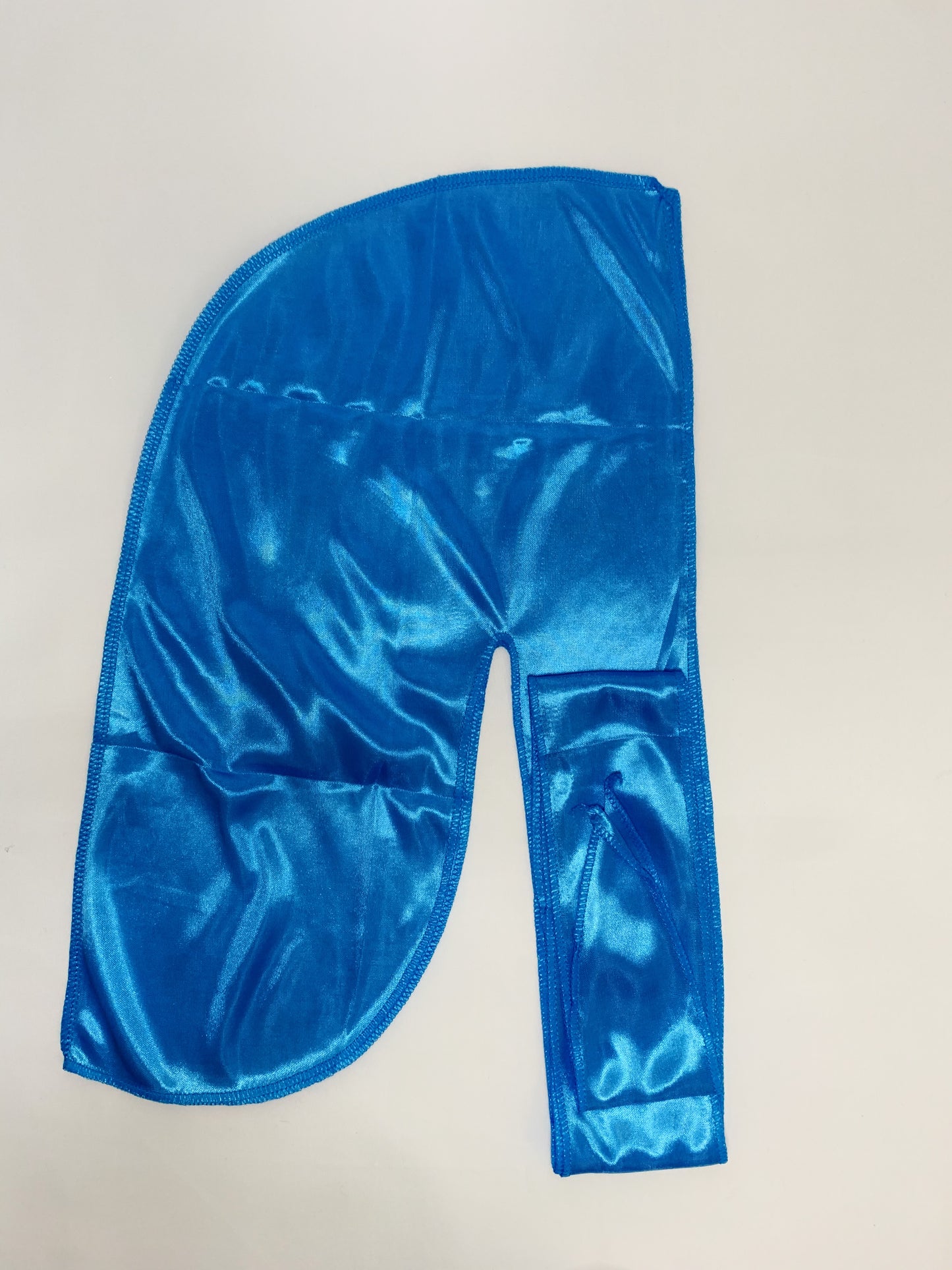 BLUE SILKY DURAG