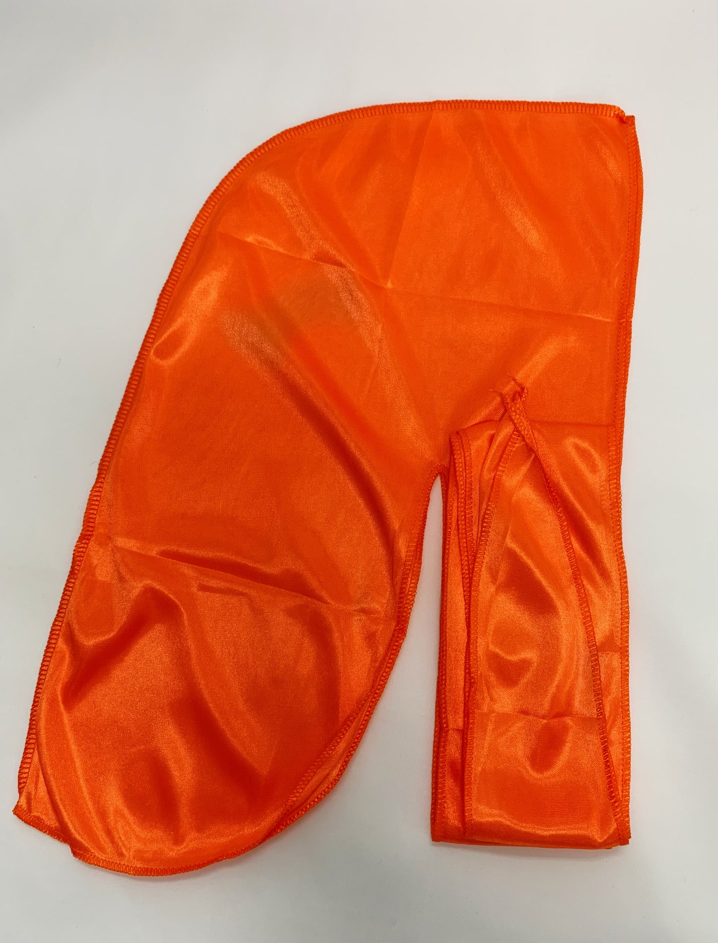 ORANGE SILKY DURAG